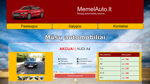 Memelauto - Automobilių nuoma Klaipėdoje
