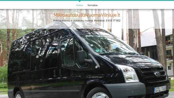 Mikroautobusų nuoma Vilniuje