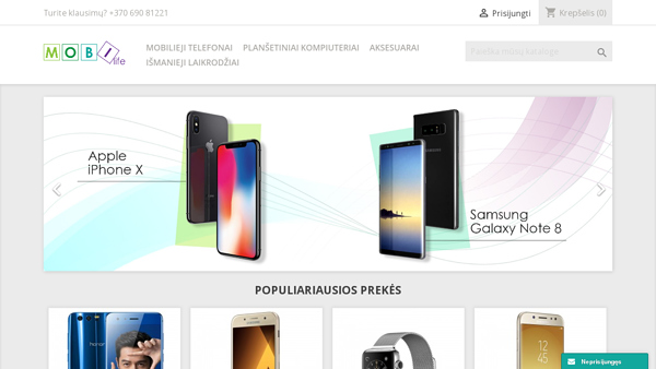Mobilife - mobiliųjų telefonų e-parduotuvė