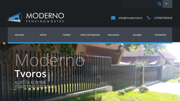 Metalinės tvoros ir montavimo darbai