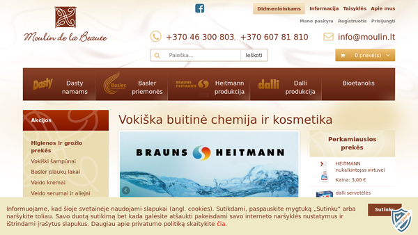 Valymo priemones internetu