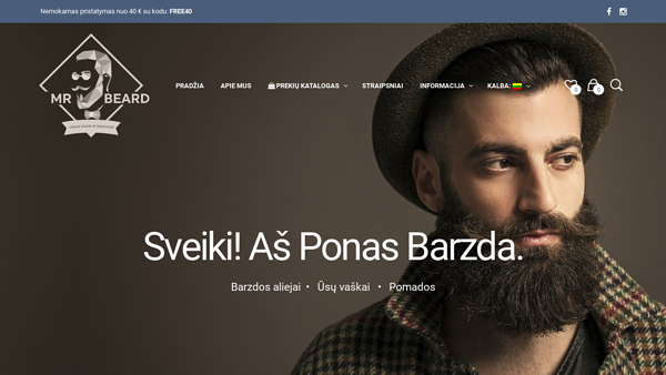 Mr. Beard | Viskas ūsams ir barzdoms!