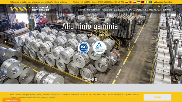 Nerūdijančio plieno ir aliuiminio gaminiai