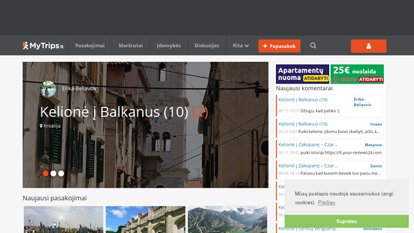 Kelionių portalas MyTrips.lt