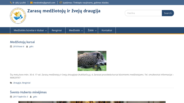 Zarasų medžiotojų ir žvejų draugija