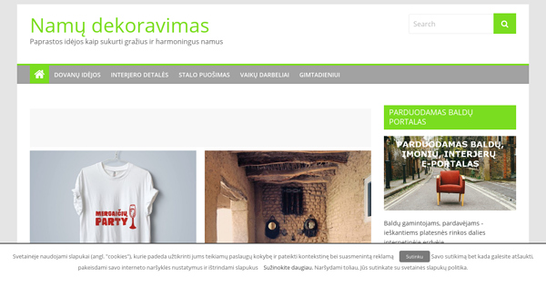 Namų dekoravimas