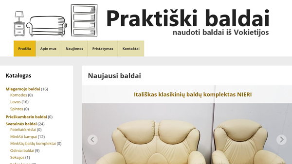 Naudoti baldai Kaune