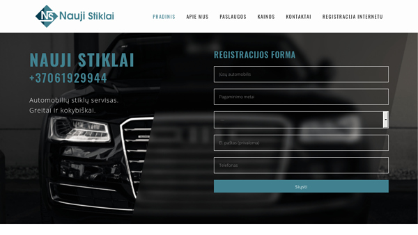 Automobilių stiklų keitimas ir remontas Vilniuje
