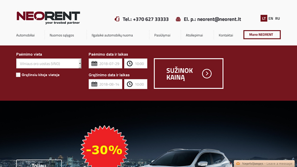Automobilių nuoma