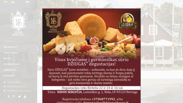 Nidos Seklyčia — kambariai Nidoje 