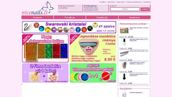 nicenails.lt - viskas Jūsų nagų dizainui ir rankų švelnumui