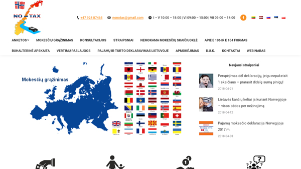  Mokesčių grąžinimas Norvegijoje