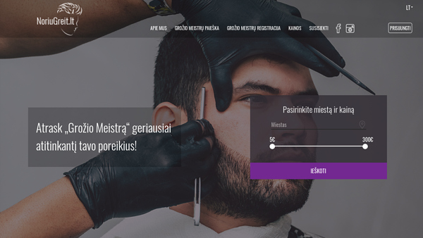 Grožio meistrai internete - noriugreit.lt