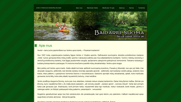 Baidarių nuoma