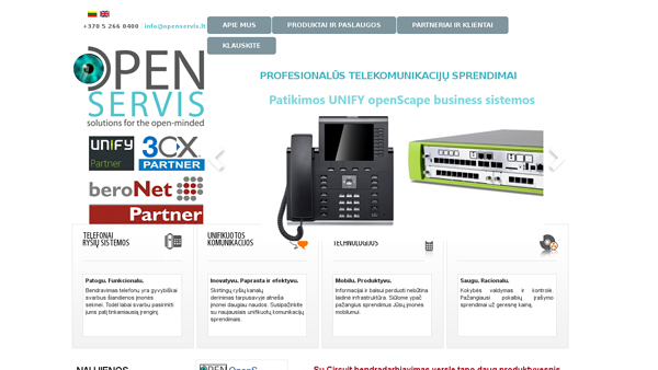 Jūsų telekomunikacijų partneris, Siemens įranga