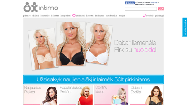 Oxintimo - apatinis trikotažas moterims ir merginoms 