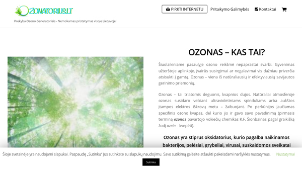 ozono generatorius | ozonatorius