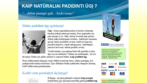 Būdas padidinti ūgį, natūraliai paaugti