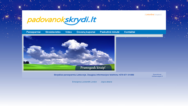 Pramoginiai skrydžiai dviviečiu parasparniu