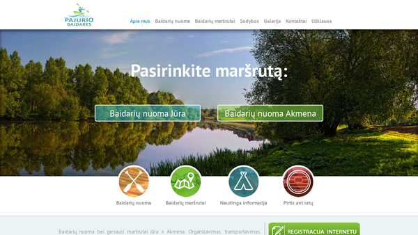 Baidarių nuoma Žemaitijoje - Pajūrio baidarės