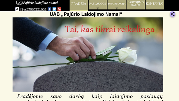 laidojimo namai klaipedoje