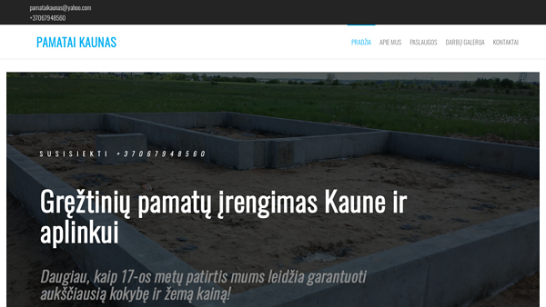 Pamatai Kaunas