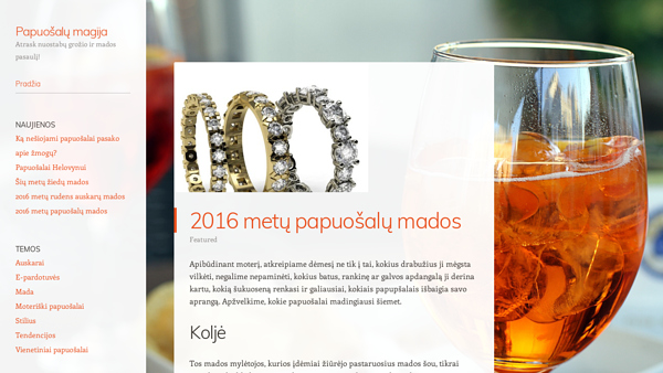 Papuošalų Magija