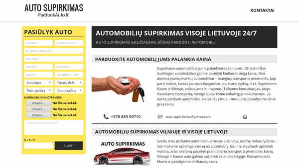 Automobilių supirkimas