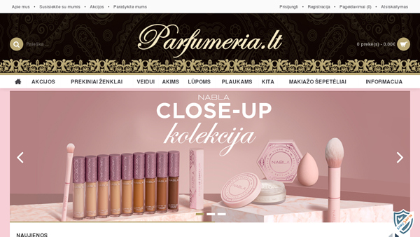 Parfumeria.lt – elektroninė kvepalų parduotuvė