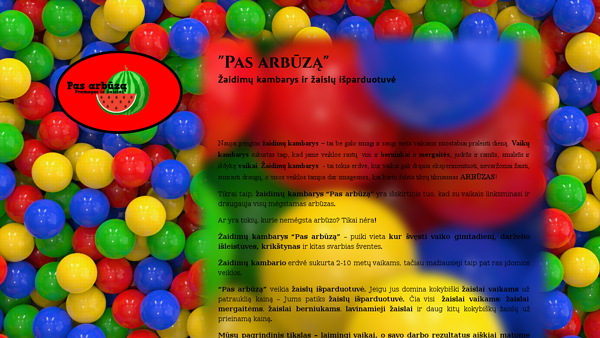 Vaikų žaidimų kambarys