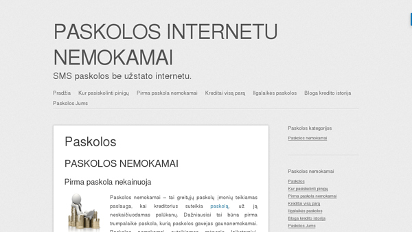 Paskolos nemokamai lt - paskolų įmonės internete, kreditų akcijos ir nuolaidos