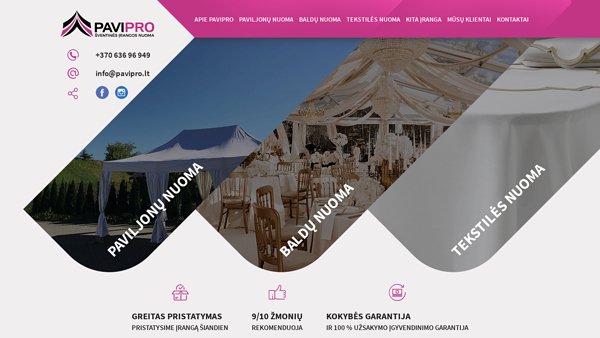 Paviljonų Nuoma | Palapinių nuoma