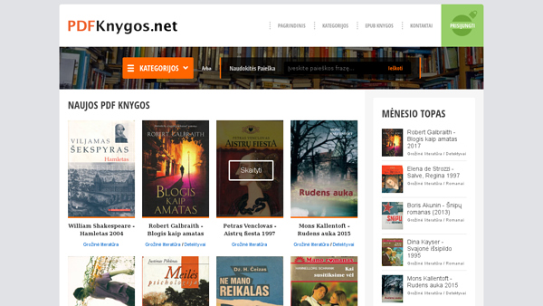 PDF knygos internetu