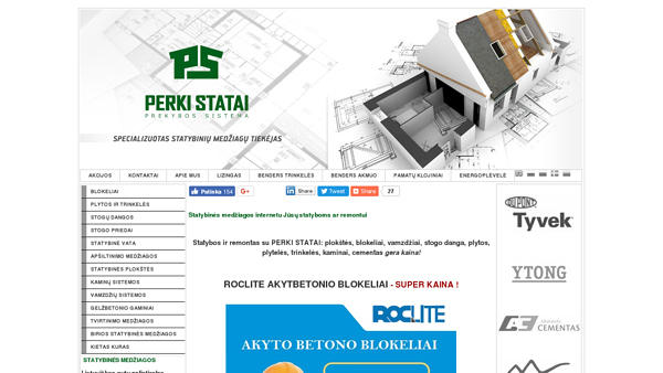 Statybinės medžiagos gerom kainom su perki-statai