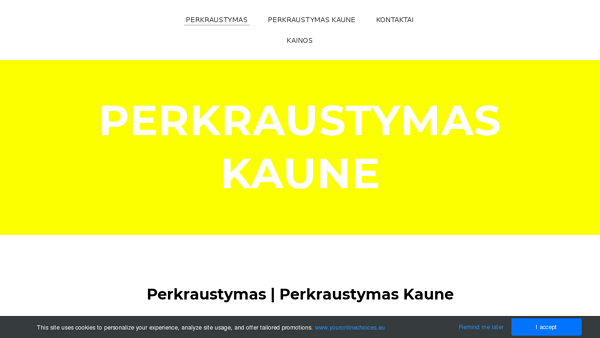 Perkraustymas Kaune