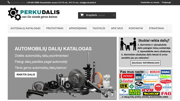 Automobilių dalys