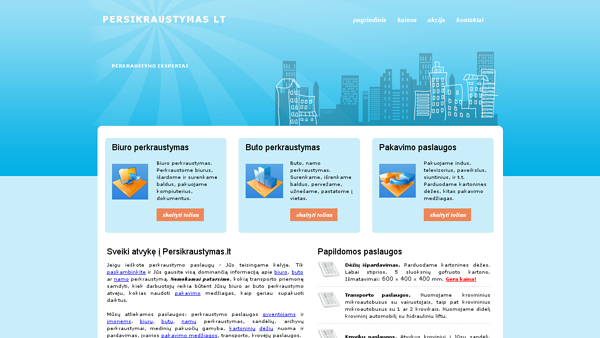 Persikraustymas.lt - buto, namo, biuro perkraustymas