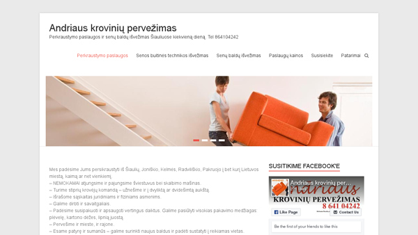 Pekraustymo paslaugos Šiauliuose