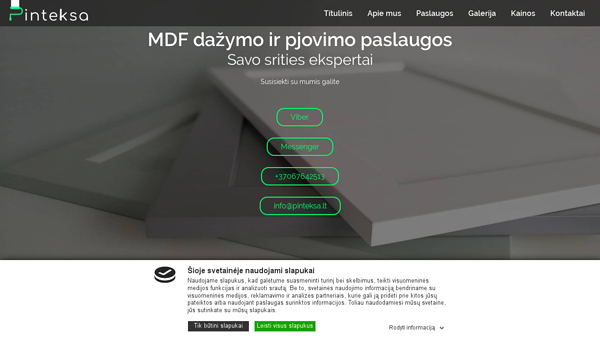 Pinteksa| MDF dažymo ir pjovimo paslaugos. Savo srities ekspertai.