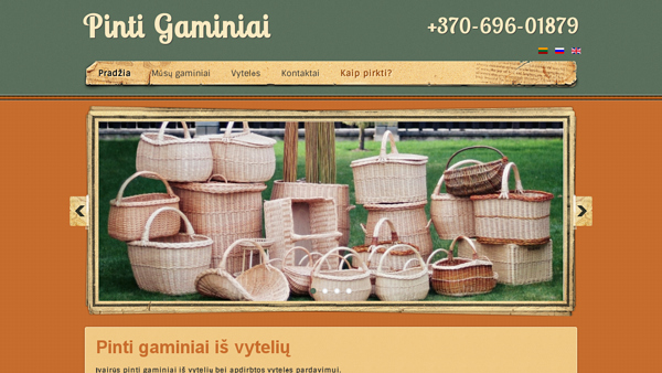 Pinti gaminiai