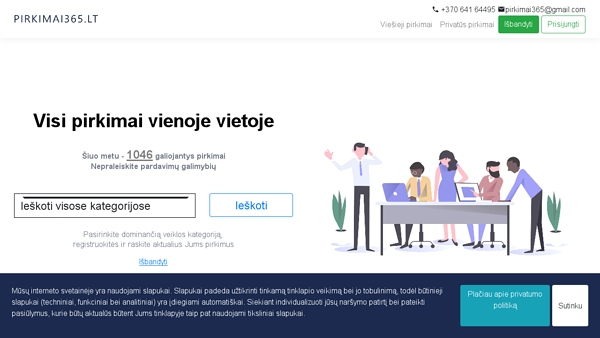 Verslo įrankis pirkimų informacijos stebėjimui
