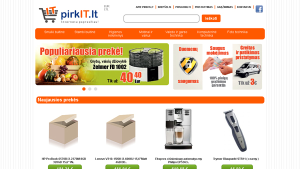 PirkIT - internetinė parduotuvė