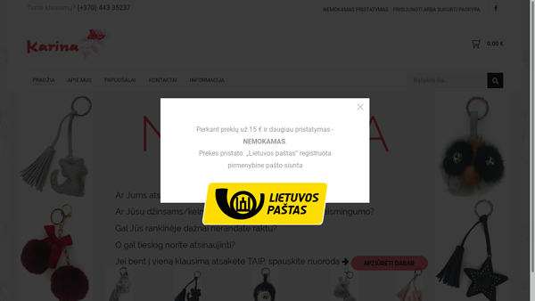 Elektroninė bižuterijos ir ne tik parduotuvė