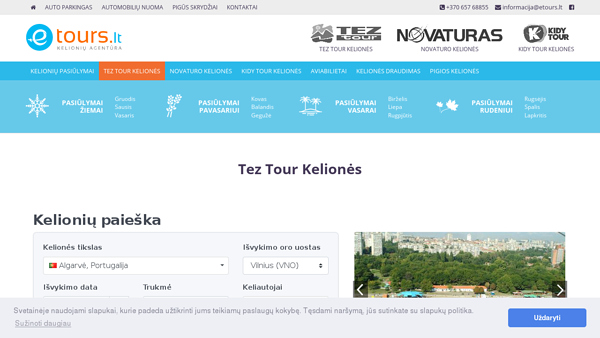 Menų Turo poilsinės kelionės