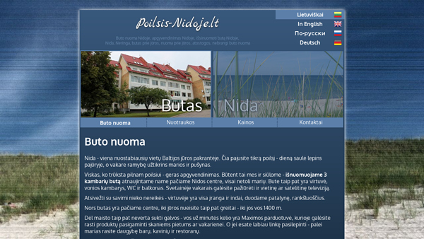 Poilsis-Nidoje.lt - buto nuoma Neringoje