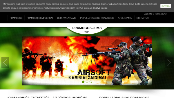 "Pramogos Jums" – tai nemokamų skelbimų portalas, skirtas pramogų rinkai