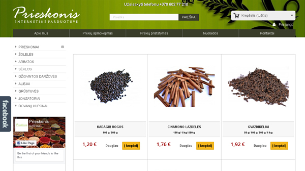 Prieskonis.com