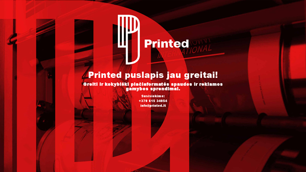 Printed spaustuvė Vilniuje
