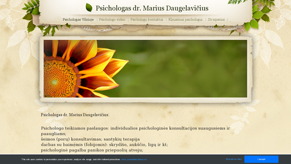 Psichologas Marius Daugelavičius