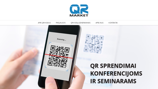 Parduok prekes naudojant QR Kodus